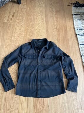 Roark Men's Diablo Long Sleeve Flannel Shirt size M